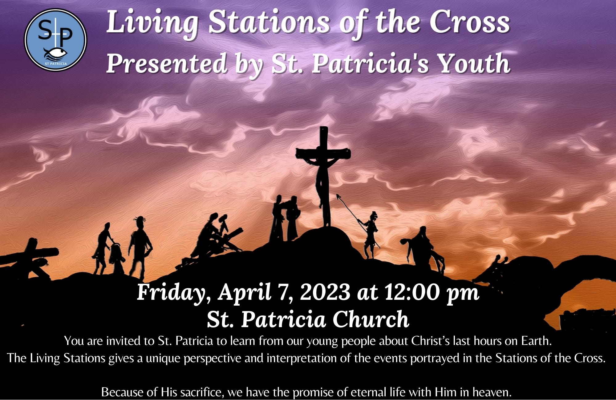 Saint Patricia Mathson Living Stations (1) – St. Patricia School